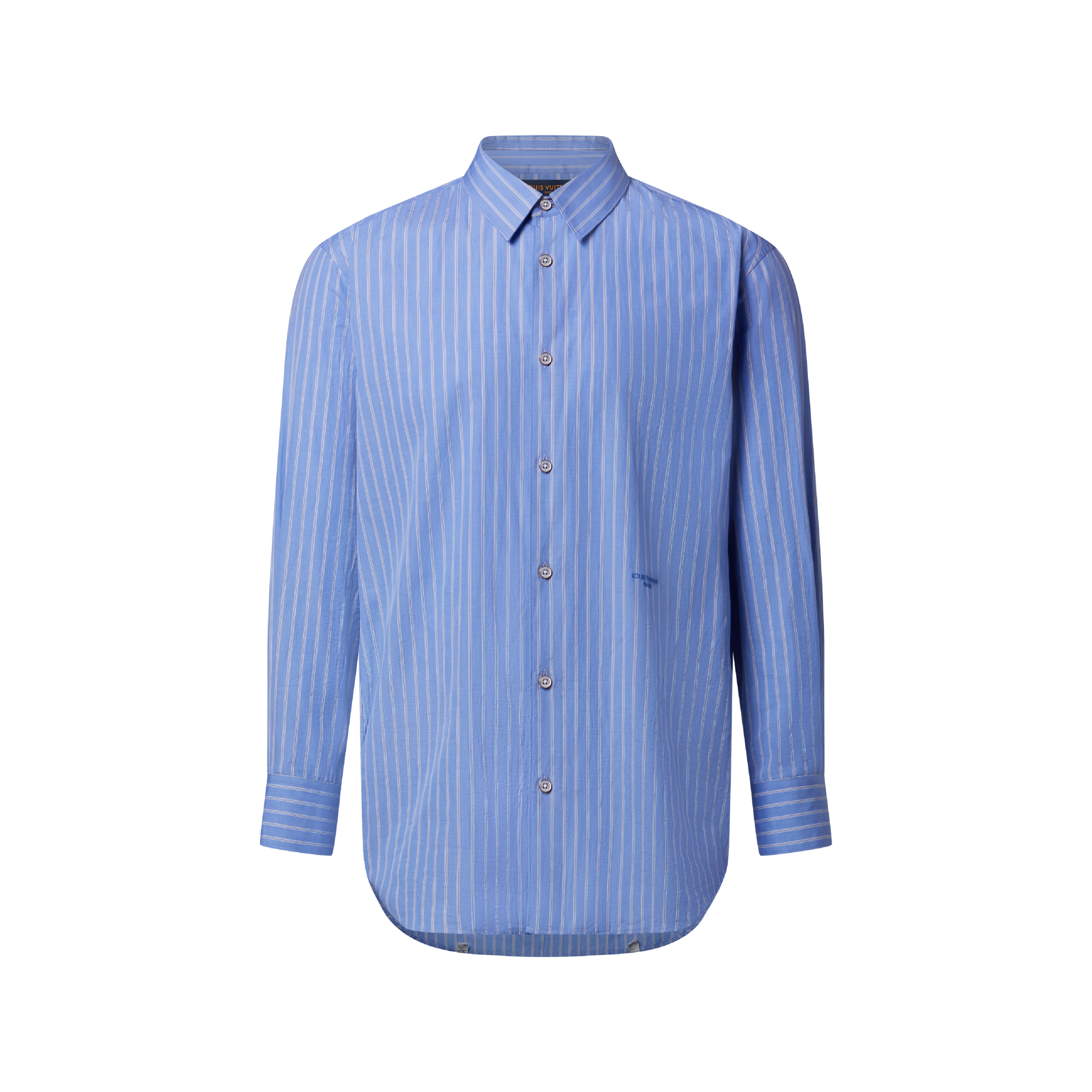 Jacquard Pinstripe Long-Sleeved Shirt - For Men | LOUIS VUITTON